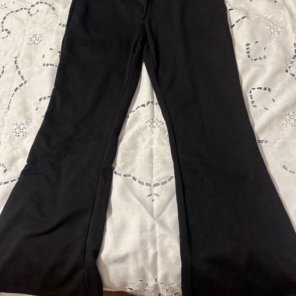 Black Flared Sweatpants Size [X] Low Waist Loungewear - Picture 2 of 3